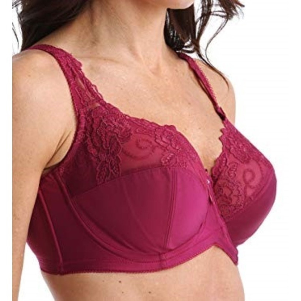 Fayreform 38J Francesca Underwire Bra F75-542 Cranberry 96337